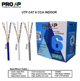FTP/UTP<br> PROXP UTP cat 6 CCA Indoor